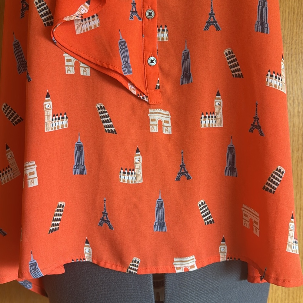 Anthro Maeve European Travel Ruffle Tank - Picture 5 of 14